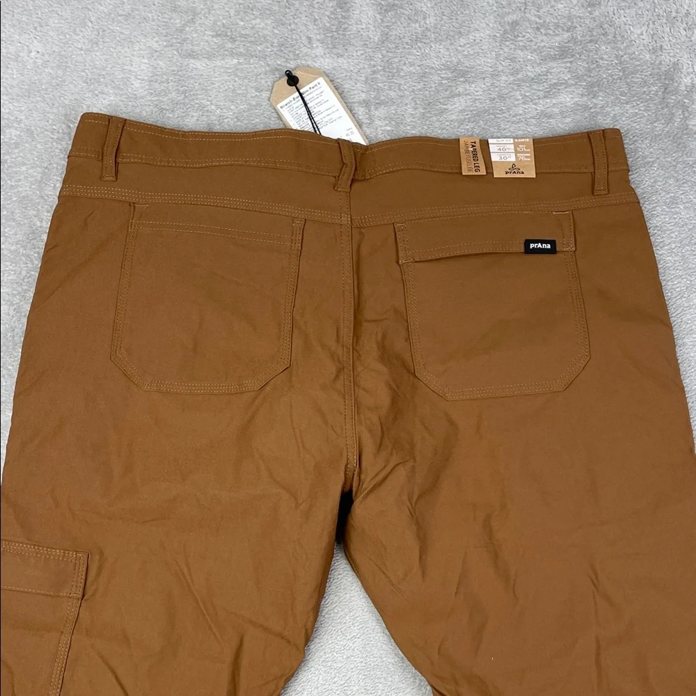 NEW Prana 40/30 Stretch Zion Slim Pant‎ II Men's Sepia Brown Hiking Outdoors